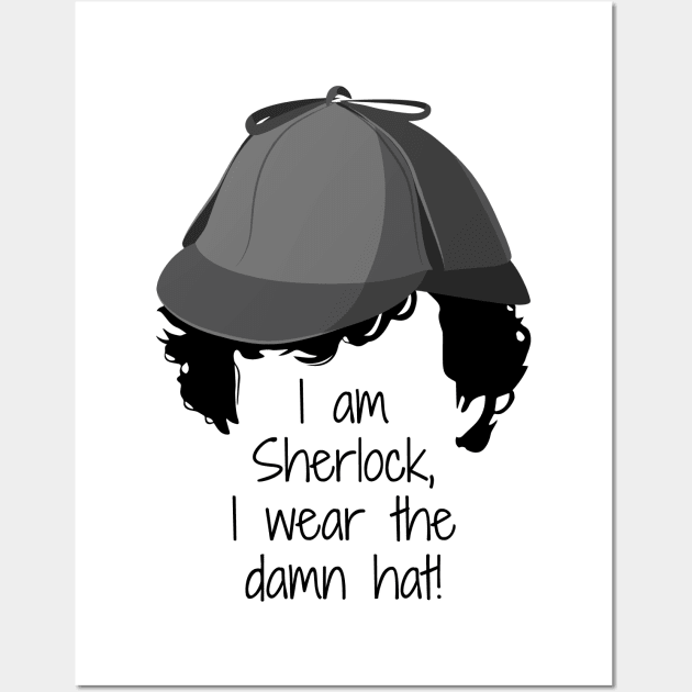 Sherlock Damn Hat Wall Art by Alisterny